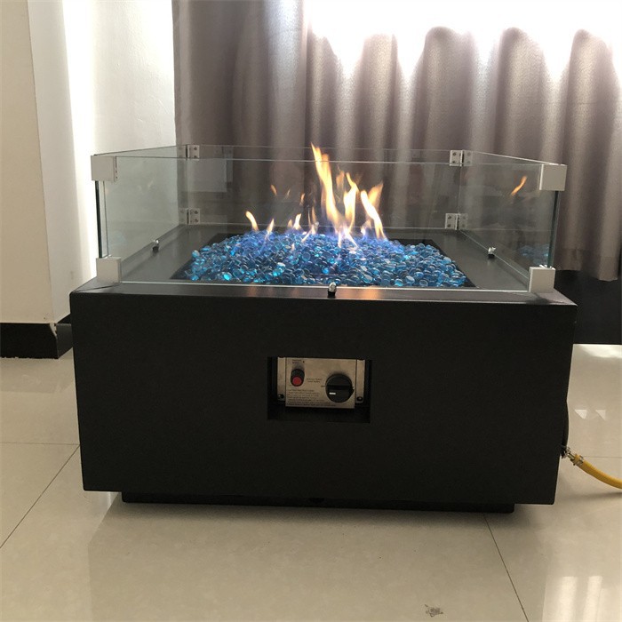 Natural Gas Garden Fire Pit Table