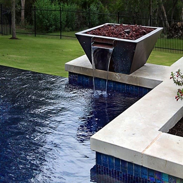 Outdoor Propane Vented Gas Space Fireplace