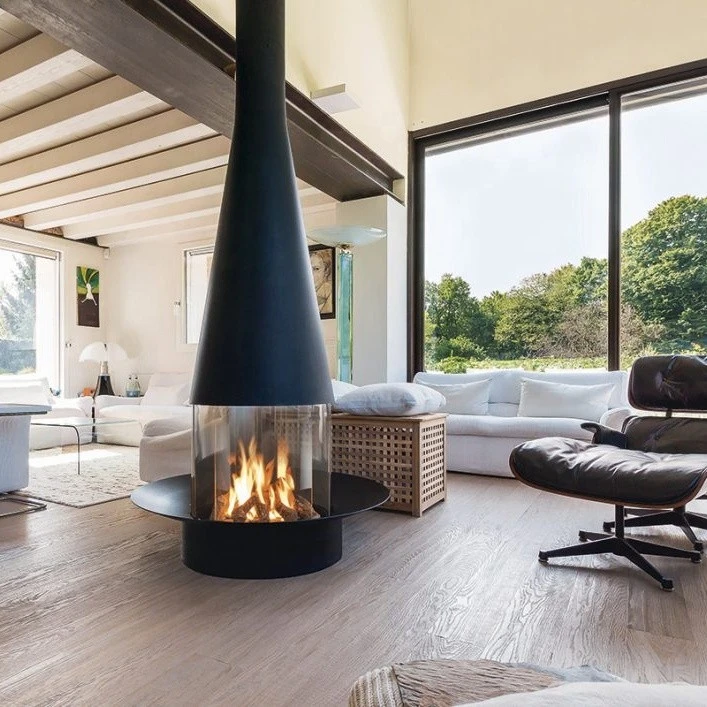 Roof Mounted Hanging Fireplace