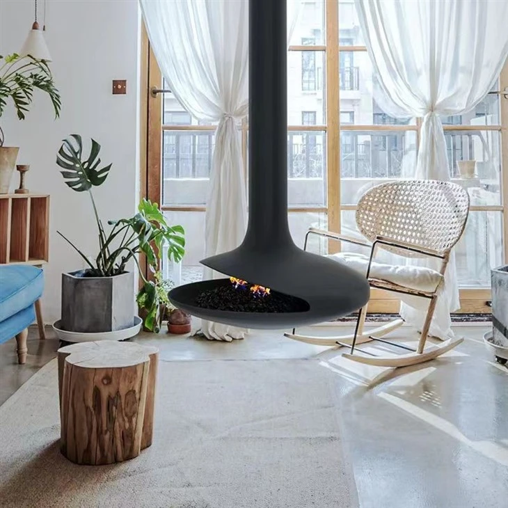 Roof Mounted Hanging Fireplace