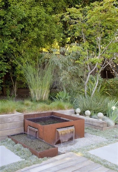 Corten Steel Oasis Water Feature Външен водопад