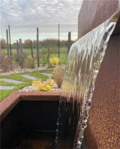 Corten Steel Garden Waterscape Външна водна завеса