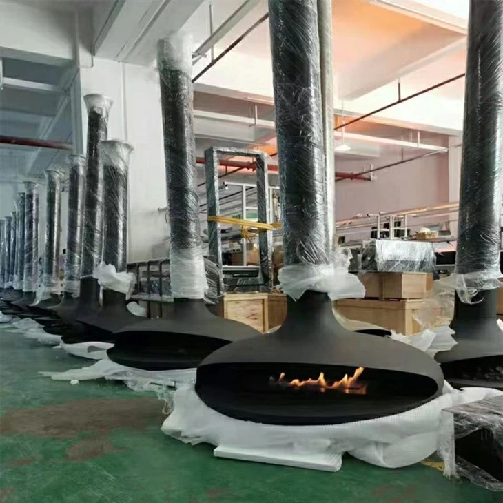 Suspended Fireplace For Warming